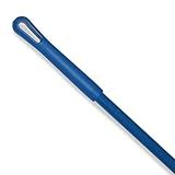 SPARTA Fiberglass Broomstick Replacement Broom Handle with Acme Threaded Tip for Industrial Cleaning Tools, Fiberglass, 60 Inches, Blue