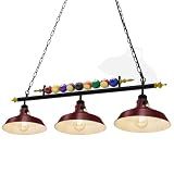 Rossesay Adjustable Pool Table Lights, 3 Lights for 7'-8' Billiard Table