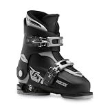 ROCES Idea Up Ski Boots Black-Silver Size 19-22