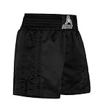 Anthem Athletics Muay Thai Shorts for Men & Women | Classic - Boxing & Kickboxing - Black - Medium