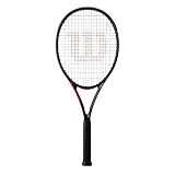 Wilson Clash 100L V3 Strung Adult Performance Tennis Racket - Grip Size 3-4 3/8", Strung with Sensation 16 Natural at Mid Range Tension