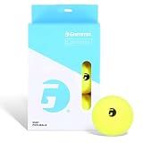 Gamma Librarian Foam Quiet Pickleball Balls – Low-Noise Practice Balls with True Bounce on Any Surface – Yellow Foam Pickleballs Available in 48 Box, 3 Pack, or 6 Pack