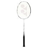 YONEX Astrox 99 Play Graphite Strung Badminton Racket with Full Racket Cover (White Tiger) | for Intermediate Players | 83 Grams | Maximum String Tension - 28lbs