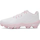 Under Armour Women's Glyde Sola RM Softball Cleats, (101) White/Red/Stone, 10, US