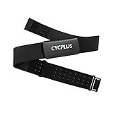 CYCPLUS Heart Rate Monitor Chest Strap H2Pro, Bluetooth ANT+ Heart Rate Monitor Chest Sensor with 500h Battery, IPX7 Waterproof and Dustproof, HRM Works with Strava/CYCPLUS App