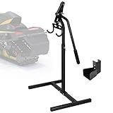 Snowmobile Lever Lift Stand for Yamaha/Polaris/Arctic Cat etc,Sled Lift Stand with Handlebar Cup,Max 33” Bumper Height for Easy Track/Ski/Shock Repair&Garage,Fits Most Snowmobile,Support up to 2000 lbs
