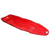 ESP 48" Sno Cruiser Toboggan – Two-Rider Sled – Tough Polyresin, Diamond-Polished Bottom – Red