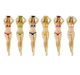 LKTEE Funny Golf Tees - 6-Pack Women's Bikini Style Plastic Golf | Perfect for Funny Golf Gifts, Martini Golf Tees Inspiration, Ideal for Birthdays, Holidays, Bachelorette Parties