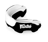 Fairtex MG3 Gel Mouth Guard Protection | Ultimate Protection for Contact Sports | Custom Fit, BPA-Free, Latex-Free | Quick Tether Connect, Heavy-Duty Shock Frame, Gel-Fit Liner (Black)