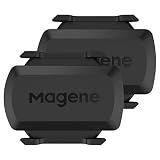 Magene Outdoor/Indoor Speed/Cadence Sensor for Cycling, Wireless Bluetooth/Ant+ Bike Computer RPM Sensor for Road Bike or Spinning Bike and Trainers Compatible with Onelap, Wahoo Fitness, Zwift