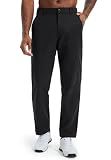 Libin Men's Golf Pants 30" Dress Casual Trousers Black 32W x 30L
