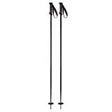 5th Element Shadow Ski Poles – Lightweight Aluminum, Adjustable Strap, Durable Winter Sports Poles (Black/Red, 125cm)