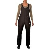 Arctix Women's Essential Insulated Bib Overalls, Black, X-Large
