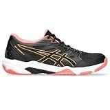 ASICS Women's Gel-Rocket 11 Volleyball Shoes, 8, Black/Orange POP