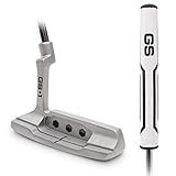 GoSports GS1 Tour Golf Putter - 34 Inch Right-Handed Blade Putter with Oversized Fat Grip and Milled Face