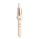PretiHom Automatic Rotating Curling Iron - 1.1 Inch (28mm) Curling Wand for Beach Waves, Anti-Scald, Anti-Tangle, Ceramic Coating, Dual Voltage, Hair Curler for Women, All Hair Types