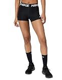 Nike Women's Victory 3in Short, Black/White, Medium