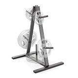 Marcy Standard Weight Plate Tree for 1-Inch Plates for Home Gym, 300 lb. Max. Capacity PT-5733