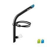 TYR 2.0 Ultralite Snorkel, Black, 18.5 x 7.5 x 1.8 inches