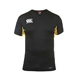 Canterbury Men's Vapodri Challenge Jersey, Black/Gold, X-Large