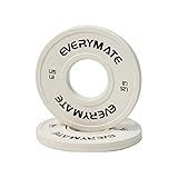 EVERYMATE Change Weight Plates 1.25LB Fractional Plate Olympic Bumper Plates for Cross Training Weightlifting