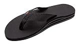 Rainbow Sandals Men's Double Layer Arch Hemp, Black, Men's X Large / 11-12 D(M) US
