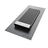 Cybstrax Treadmill Mat, Bike Trainer Mat for Stationary Spin Bike, 84" x 36" Non Slip Exercise Equipment Mat for Bike, Treadmill, Elliptical, Yoga - Workout Floor Protector for Carpet Or Hardwood