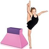 Gemscream Cheer Flyer Stand for Kids Adults Larger Cheerleading Stunt Balance Trainer with Zipper Detachable Balance and Flexibility Trainer Cheer Equipment(Pink)