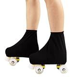 Skate Covers,Skating Boot Covers,Skating Shoe Protective Cover For for Kids Youth Adults Men Women Boys Girls,Skate Cover For Figure Skating Ice Skating Roller Skates.Skate Accessories. (Black, L)