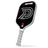 DGYGQ Pickleball Paddles - Professional Carbon Fiber Paddle with Honeycomb Core Pickleball Rackets - Lightweight Precision & Enhanced Shock Absorption for High Spin & Powerful Shots (Grey)