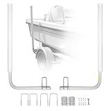 VEVOR Boat Trailer Guide, 40″ Adjustable Design Trailer Guide Poles, 2PCS High-Hardness Steel Trailer Guide-Ons, Trailer Guides with PVC Pipe Posts, for Ski Boat, Fishing Boat or Sailboat Trailer