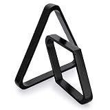 OwnMy 2PCS Wood Billiard Ball Rack 8-Ball Triangle Rack 9-Ball Diamond Rack
