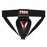 TMA Metal Pro Groin Guard Protector MMA Cup Boxing Abdo Muay Thai Steel Iron (L)