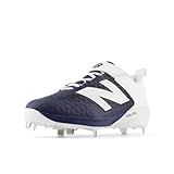 New Balance Men's FuelCell 4040 V8 Metal Baseball Shoe, Team Navy/White, 10.5 M