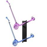 JASIFIO Scooter Wall Mount - Storage Rack for Garage 2pcs Scooter Hanger Holder for Adult/Toddler/Kids/Trick