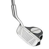 Intech EZ Roll Left Handed Chipper Golf Club for Men, Black/Satin