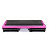 The Step Original Aerobic Platform – Health Club Size w/ 4 Risers – Pink