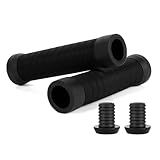 Handle Bar Grips 138mm Soft Longneck Grips for Pro Stunt Scooter Bars and BMX Bikes Bars (Black)