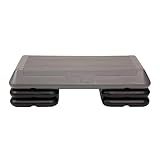 Freestyle STEP Exercise Step Platform, Circuit Size Stepper for Exercise at Home with 4 Stackable Risers for Height Adjustments