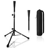Adjustable Baseball Softball Batting Tee 22-40 Inch Portable with Carry Bag