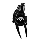 Callaway 4-in-1 Golf Divot Repair Tool, Black Chrome