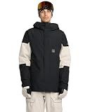 Volcom Men's Primry Recycled Insulated Snowboard Jacket – 10k Waterproof Ski Jacket, Sealed Seams, Onyx, X-Large