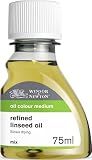 Winsor & Newton Refined Linseed Oil, 75ml (2.5oz) Bottle