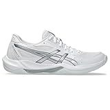 ASICS Women's Gel-Rocket 12 Volleyball Shoes, 9, White/Pure Silver