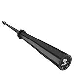 Megastar 7FT Olympic Barbell 45LB – Heavy-Duty 1500LB Capacity Bar for Weightlifting & Powerlifting, 2" Sleeve Olympic Bar for Standard Weight Plates, Home & Commercial Gym Use,Black
