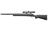 Lancer Tactical Upgraded M24 Bolt Action Spring-Powered Sniper Airsoft Rifle with Scope (Threaded, CNC Aluminum Spring, Up to 500 FPS)