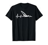 Sailing Windsurf Heartbeat Windsurfing Windsurfing T-Shirt