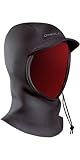 O’Neill Psycho 3mm Neoprene Wetsuit Hood, Wind-Resistant Head Warmth and Protection for Cold Water Surfing and Diving, Black, Small