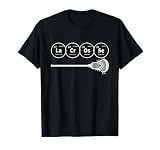 Lacrosse Periodic Table of Elements Chemistry Gift T-Shirt Small
