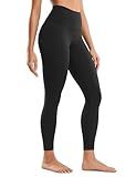 CRZ YOGA Butterluxe High Waisted Lounge Legging 25" - Buttery Soft Workout Yoga Pants Black Medium